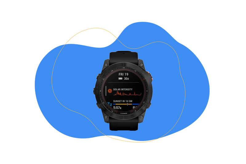 Larger Garmin Fenix 7X.